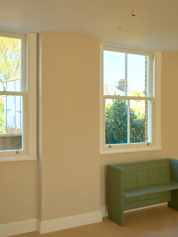 …to a finished room in London